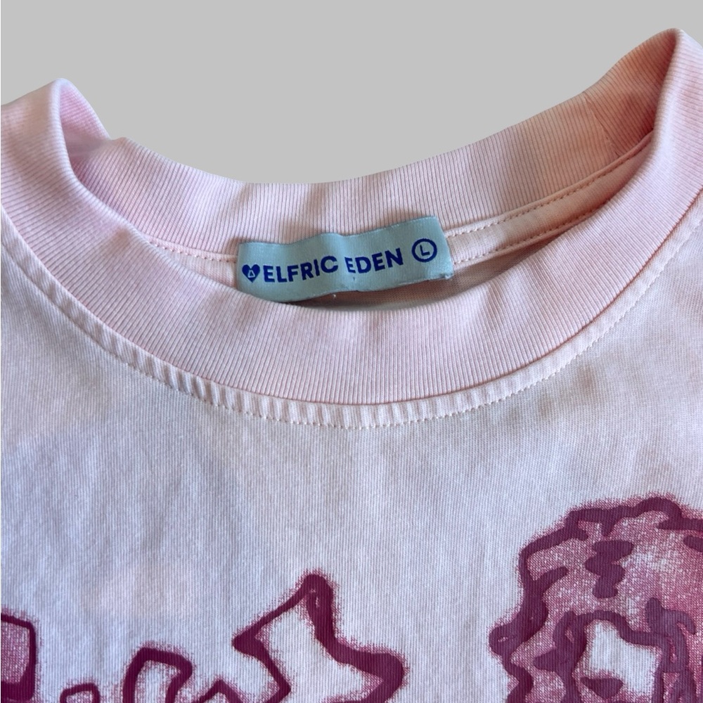 Aelfric Eden We Vaguely Feel Many Graphic Pink Streetwear Size Large - Picture 4 of 4